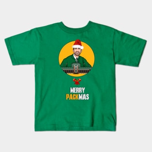 Green Bay Packers - Aaron Rodgers Christmas (GB, Green Bay, Wisconsin, Football, Gift) Kids T-Shirt
